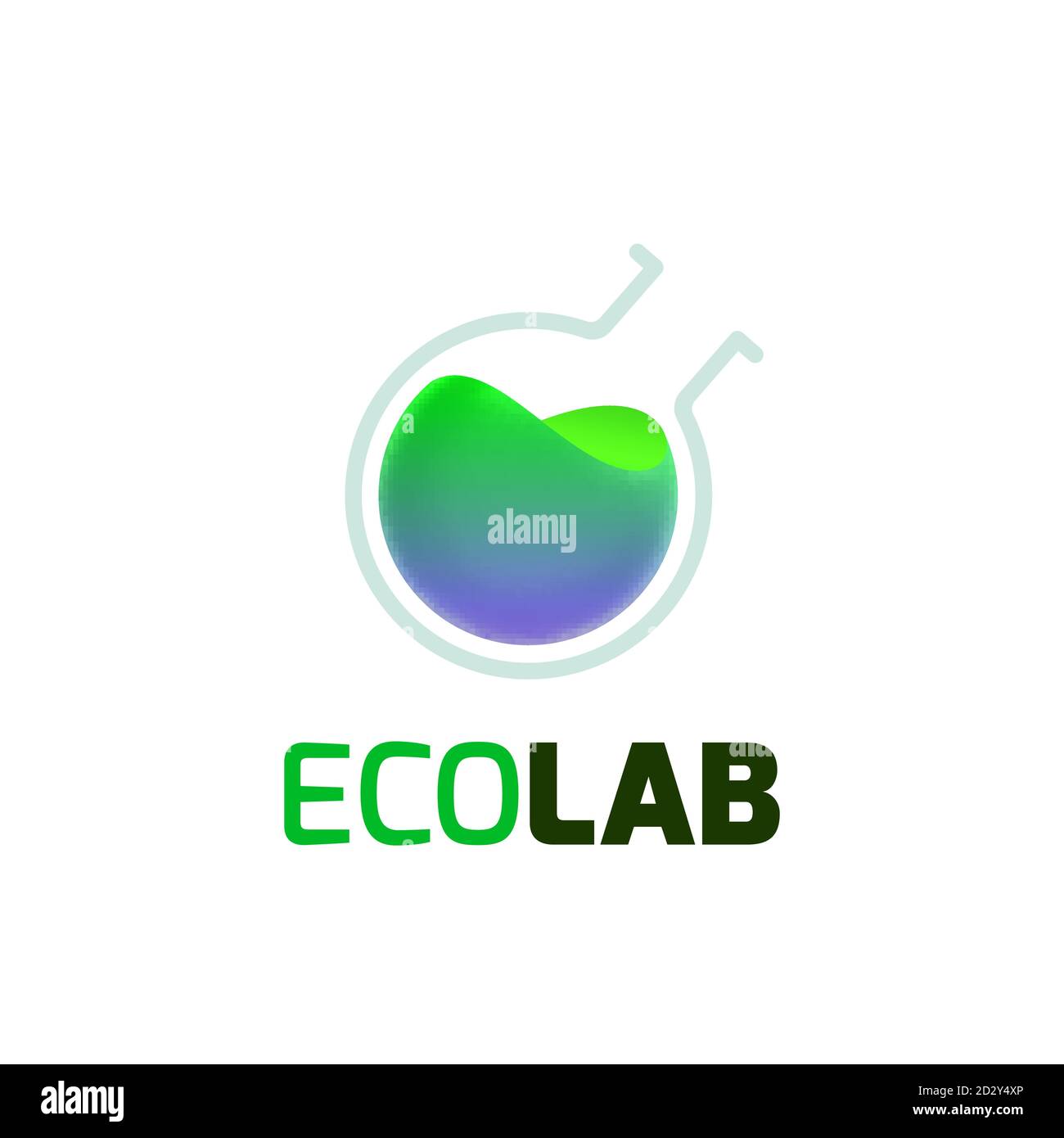 Eco lab logo template Stock Vector Image & Art - Alamy