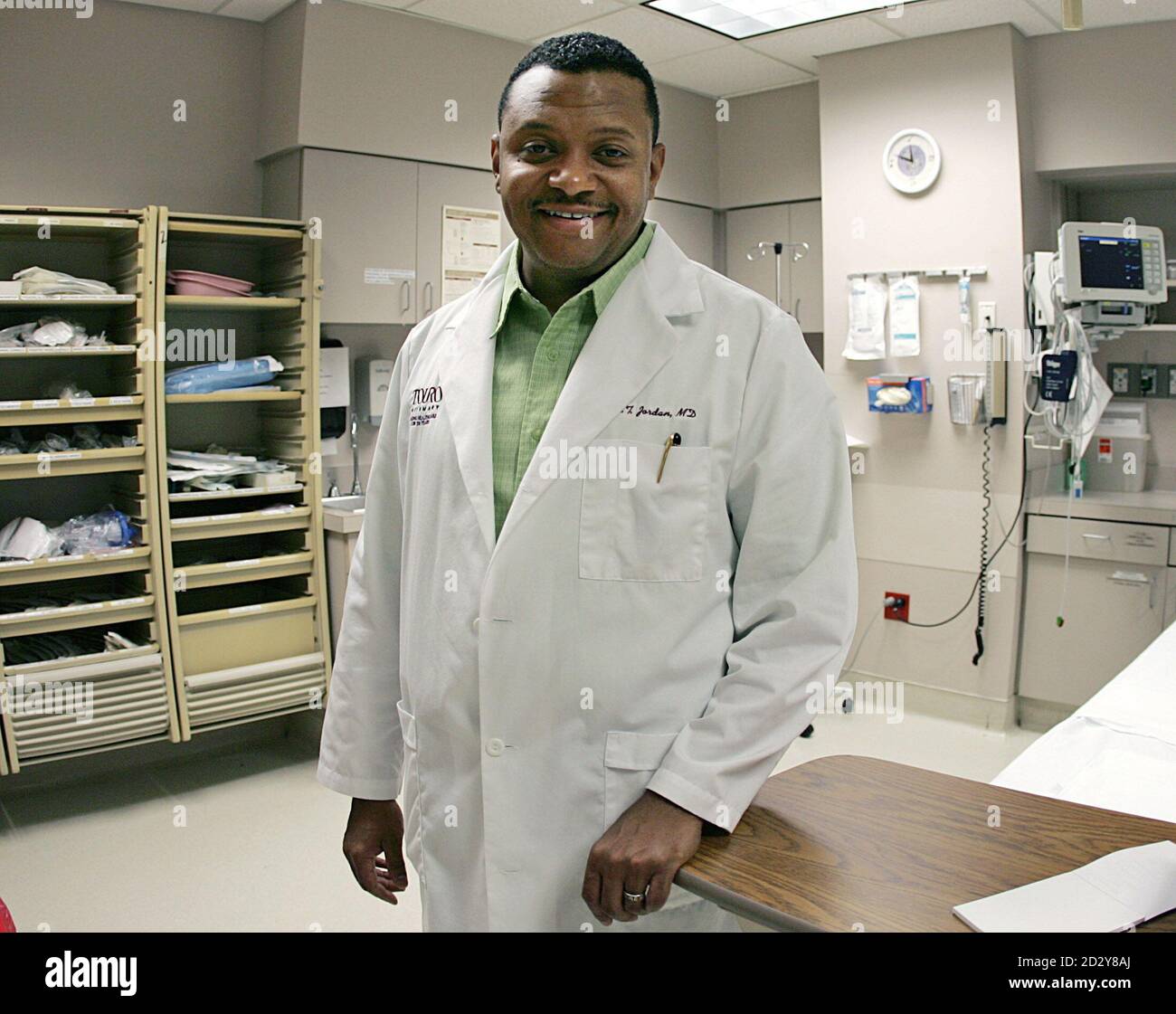 Medical Director of Emergency Medicine Dr. Kevin Jordan poses in one of