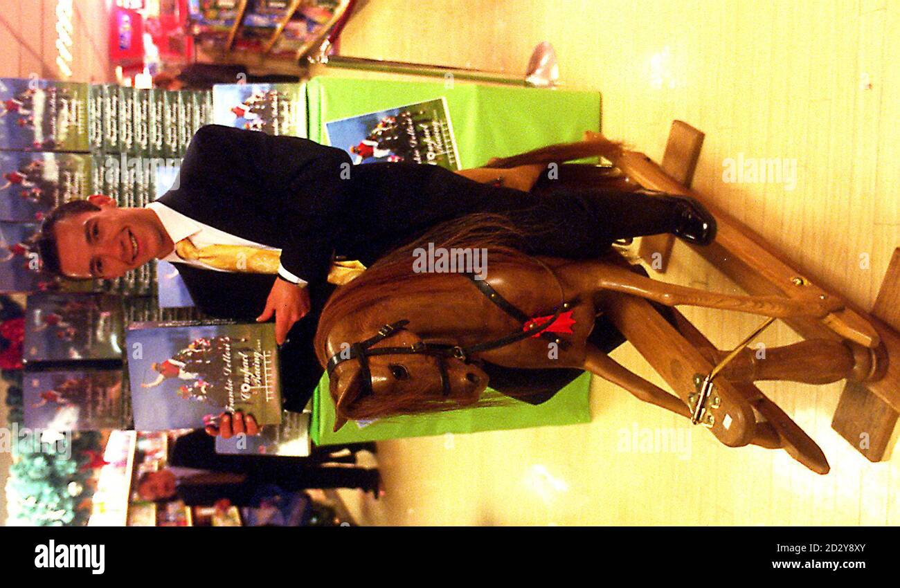 Champion Jockey Frankie Dettori Launches His New Computer Racing Game Compact Racing At The Hamley S Toy Store In London Today Monday Photo By Jason Bye Pa Stock Photo Alamy
