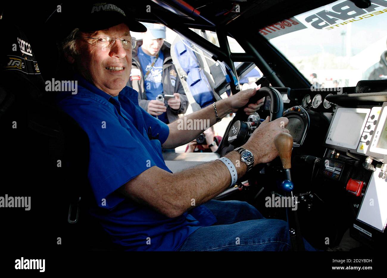 Jean Louis Schlesser Of France Drives His Schles Ford Raid To The Technical Verifications Of The