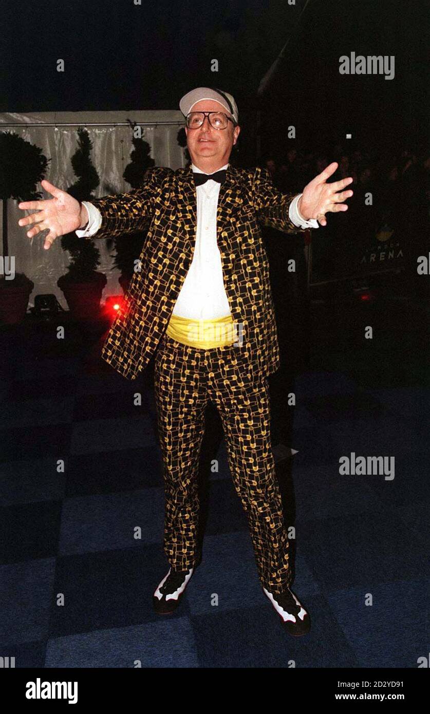 PA NEWS PHOTO 9/2/98 JONATHAN KING ATTENDS THE BRIT AWARDS. 1998 AT THE ...