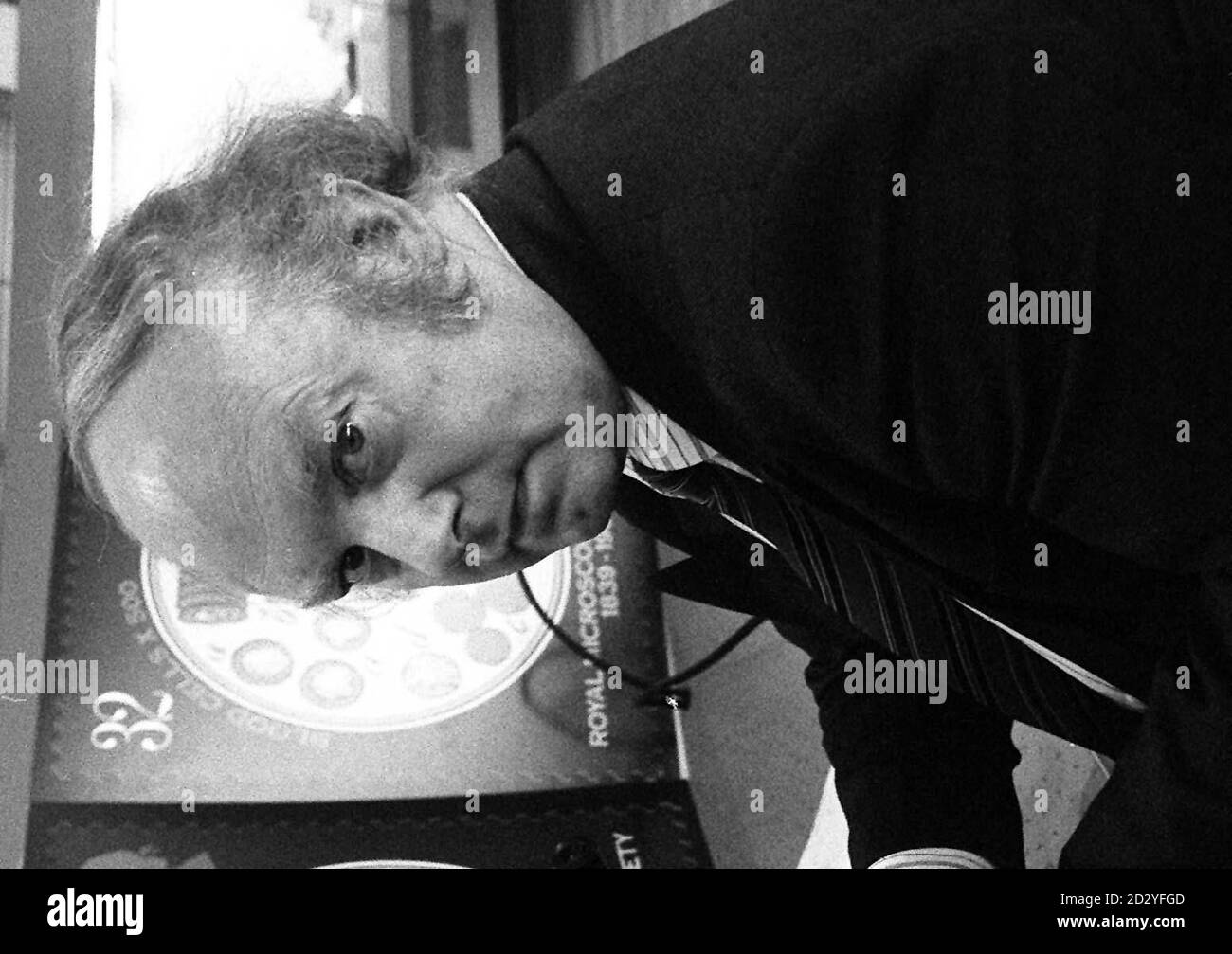 Library file 322533-1 dated 4.9.89 of food scientist Professor Richard Lacey, who today (Tuesday) told the BSE Inquiry, he believes that measures taken so far are unlikely to succeed in eradicating Mad Cow Disease from British cattle and making beef safe to eat. PA Photos. See PA story BEEF Inquiry. ****AVAILABLE IN  BLACK &WHITE ONLY*** Stock Photo