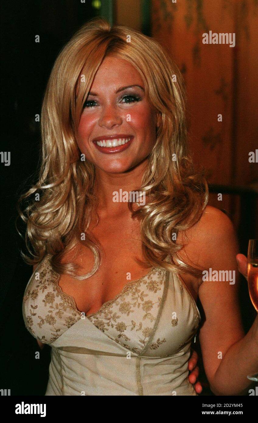 MELINDA MESSENGER AT THE DORCHESTER HOTEL IN LONDON FOR THE CABLE GUIDE TELEVISION AWARDS Stock Photo