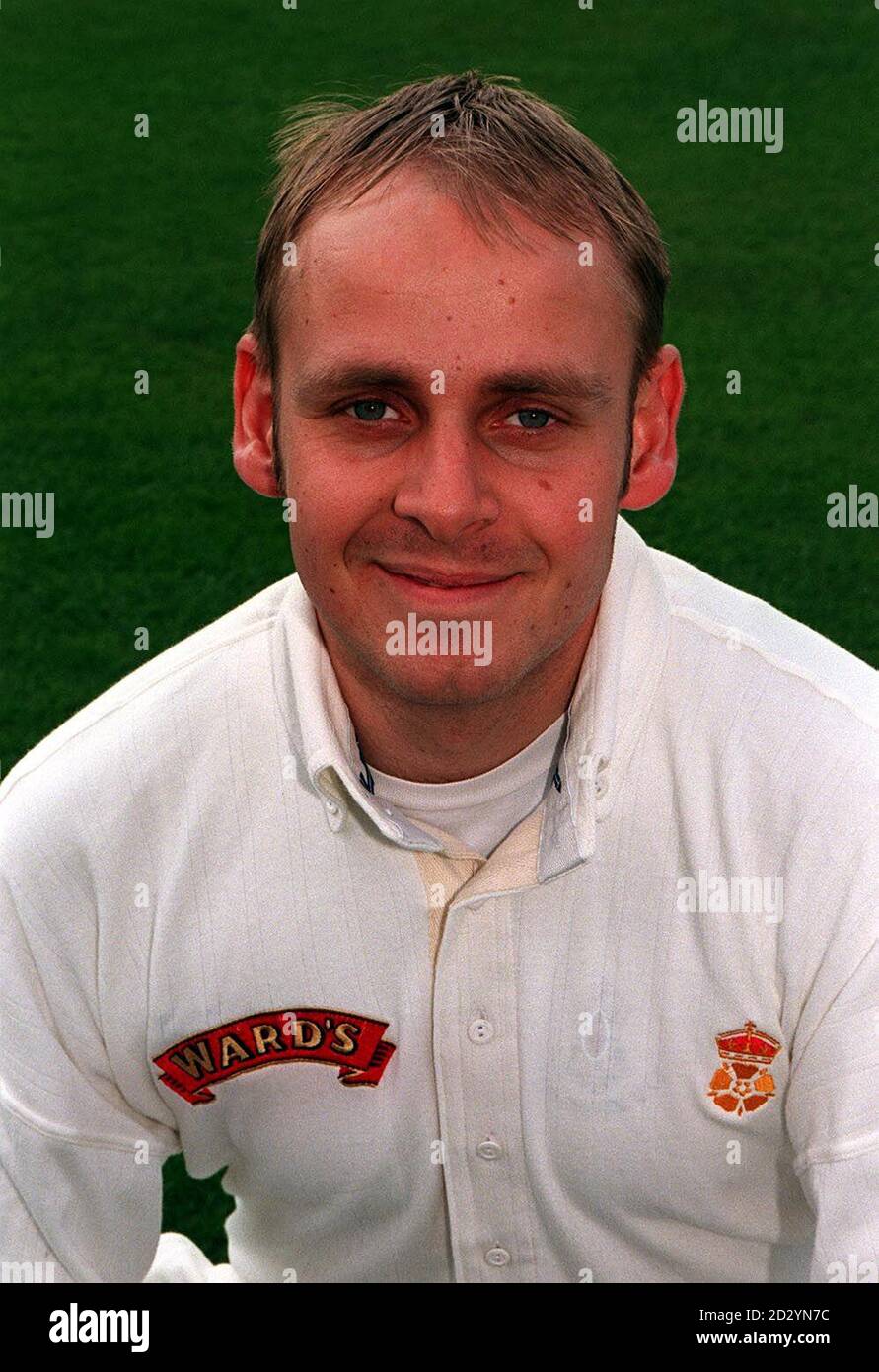 Simon Lacey, Derbyshire County cricket Team. Photo by Rui Vieira/PA Stock Photo