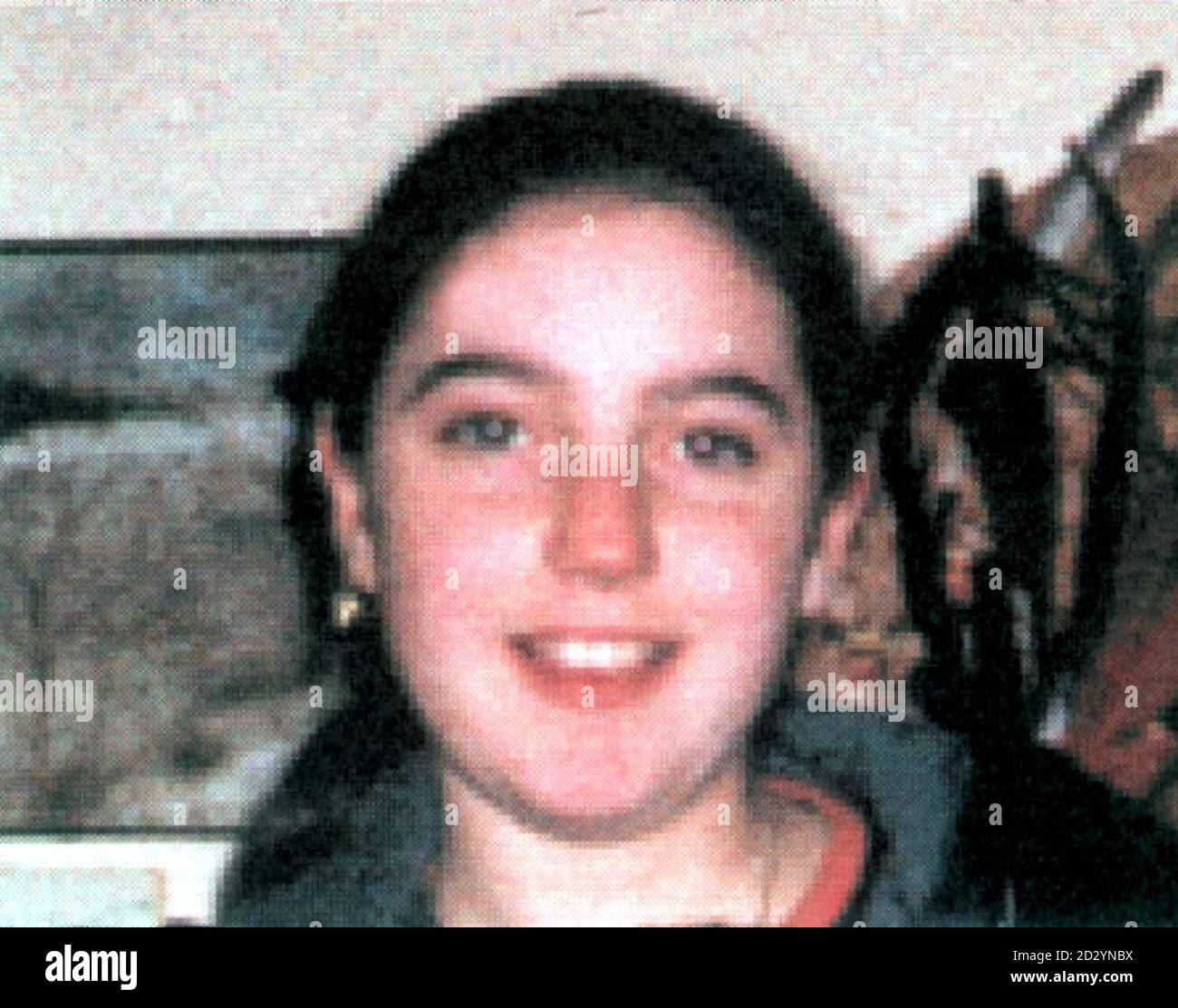 Undated collect photo of Lauren Carhart, aged 12, whose badly burned body was found on spare land near her home on Sunday evening. A youth was today (Tuesday) under arrest in connection with her murder killing. PA Photos. See PA story  POLICE Girl Stock Photo