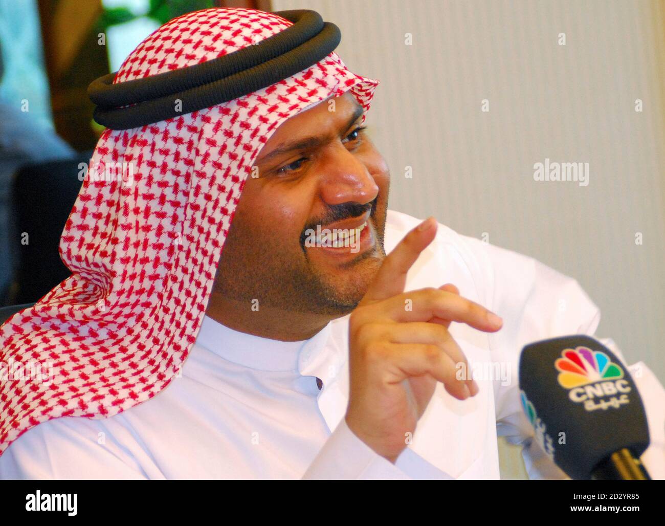 Dubai Department Of Finance Director General Nasser Al Shaikh Speaks During A News Conference At The Chamber Of Commerce In Dubai February 25 2009 Dubai Said On Wednesday 10 Billion In Bond Proceeds From