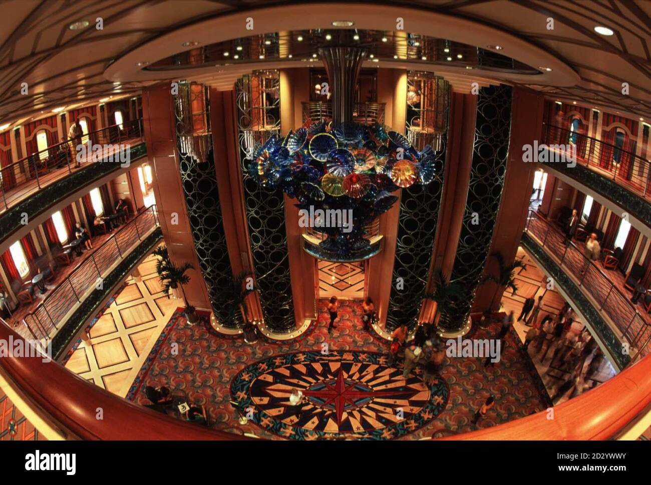 The Main Lobby Of The New Disney Cruise Ship The Disney Magic Which Can Accommodate 2 400 Guests On Its Eleven Passenger Decks The Ship Is A New Direction For The Company Better