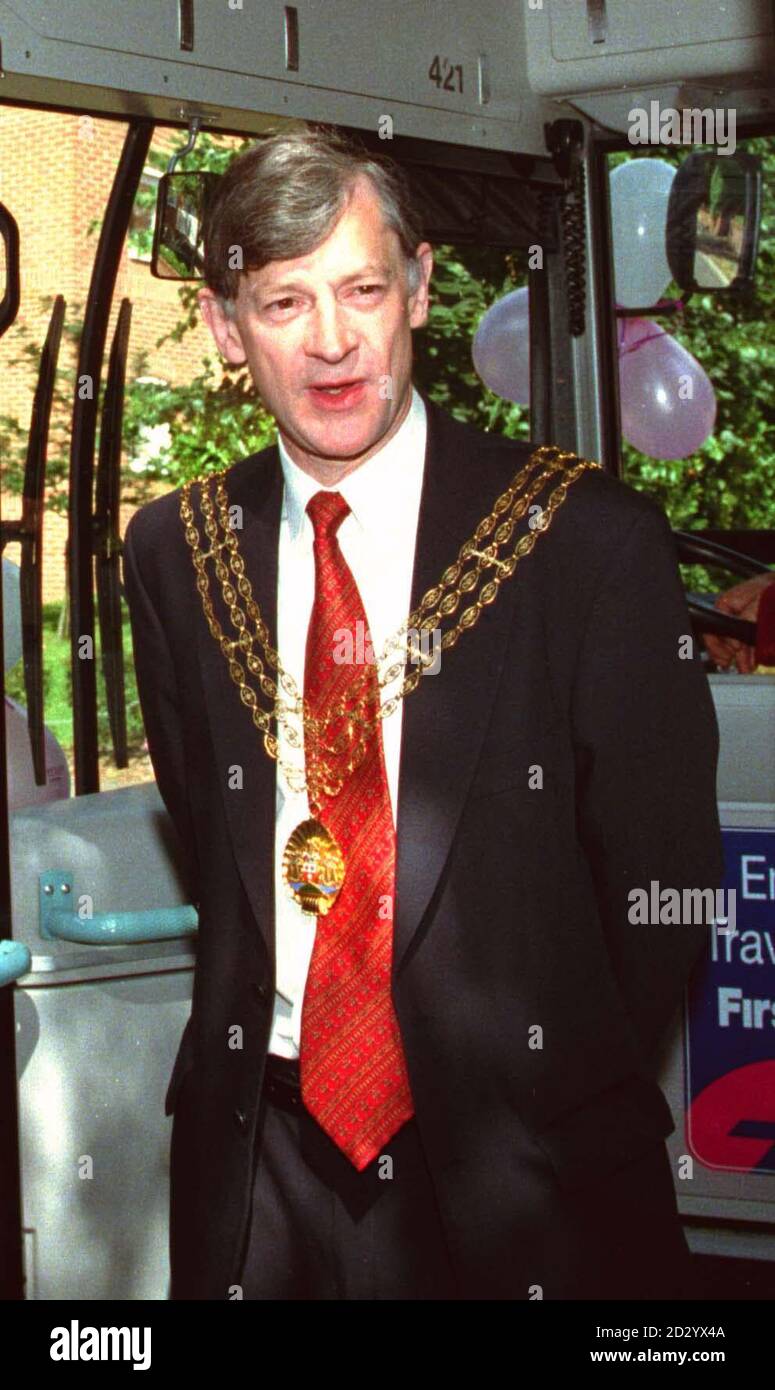 File picture dated 20.07.98 of the Mayor of Southampton Michael Andrews who was tonight confirmed as one of the two killed when the Catalina flying boat crashed into the Solent during a VIP trip. See PA Story ACCIDENT Boat. Photo by Mike Atkelsky PA Photos Stock Photo
