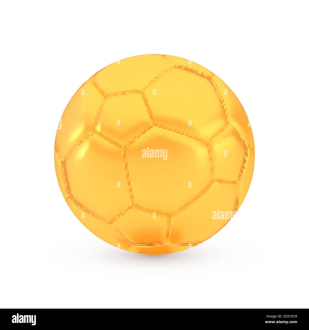 Golden soccer ball Stock Vector Images Alamy