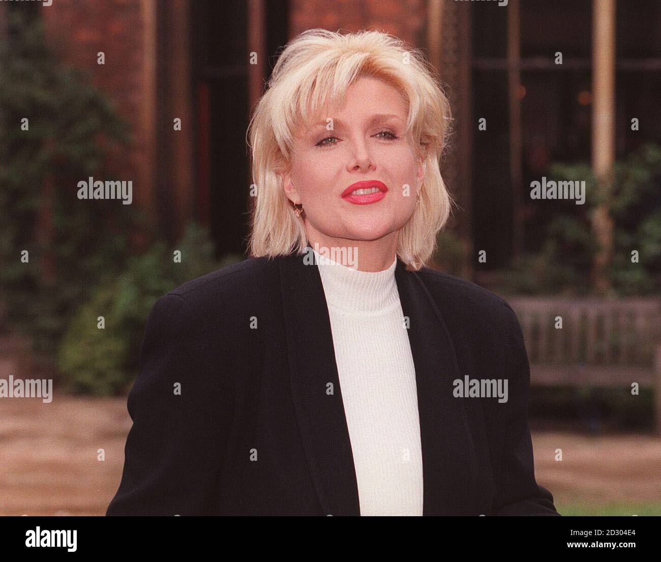 Gennifer Flowers, who had an infamous liaison with US President Bill Clinton, outside Oxford University, where she will warn female students against embarking on affairs with married men when she speaks at the Oxford Union.  Stock Photo