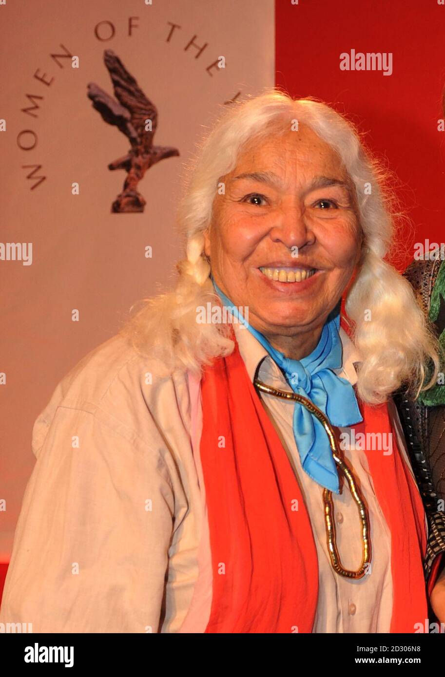 Women of the Year Outstanding Achievement Award winner Dr Nawal El Saadawi at the awards ceremony in London today. Stock Photo