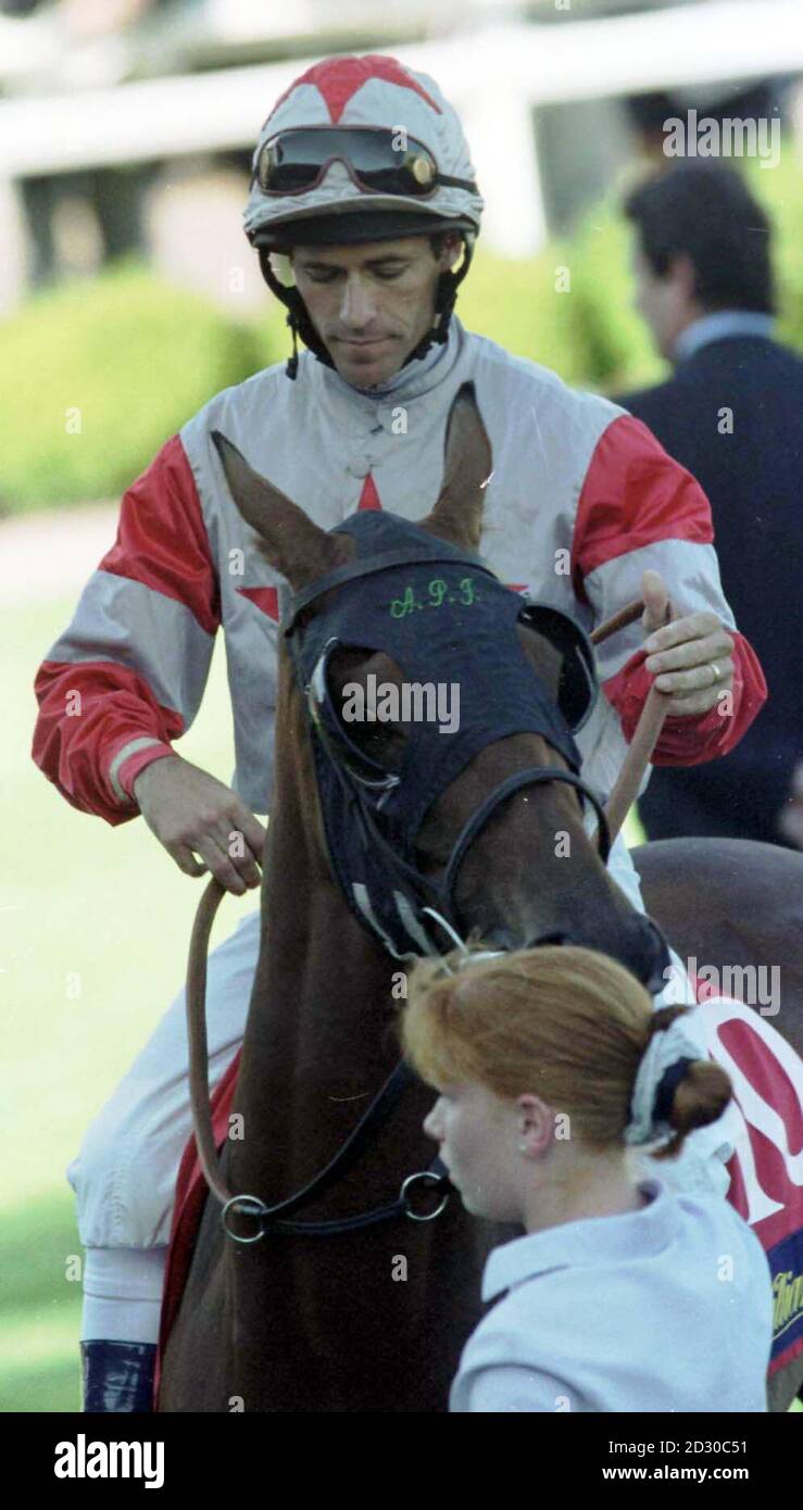 Jockey Gary Stevens(00)