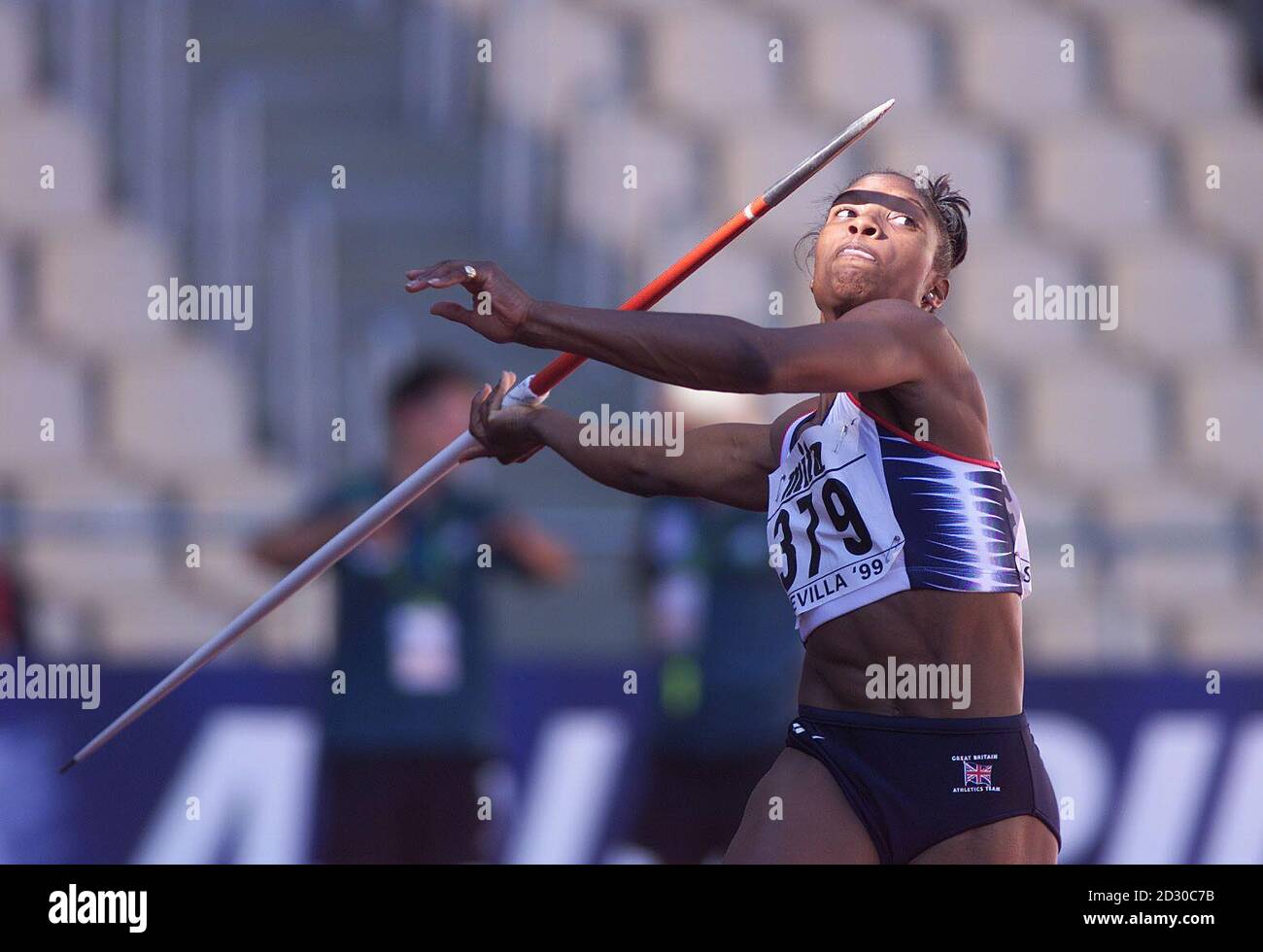 1999 iaaf athletics world championships in seville hires stock