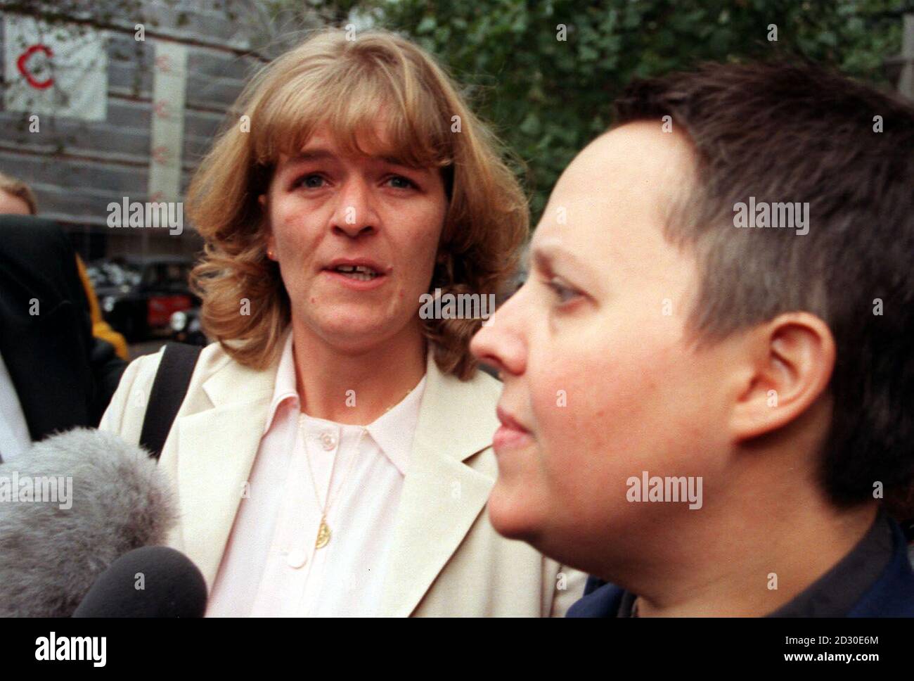 Diana Butler (left) with her solicitor Harriet Wistrich, whose conviction for murdering her violent partner was quashed by the Court of Appeal, was sentenced to three years probation for manslaughter on the grounds of diminished responsibility.   *  Mrs Butler's case was taken up by the campaigning group Justice for Women, and  was sentenced by Mr Justice Morland at the High Court in London. Stock Photo