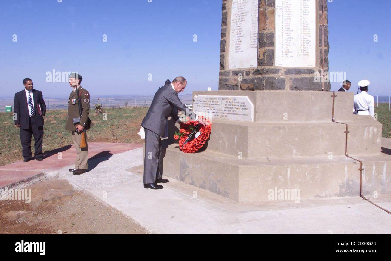 The Duke Of Edinburgh Lays A Wreath At The British Anglo Boer War the-duke-of-edinburgh-lays-a-wreath-at-the-british-anglo-boer-war