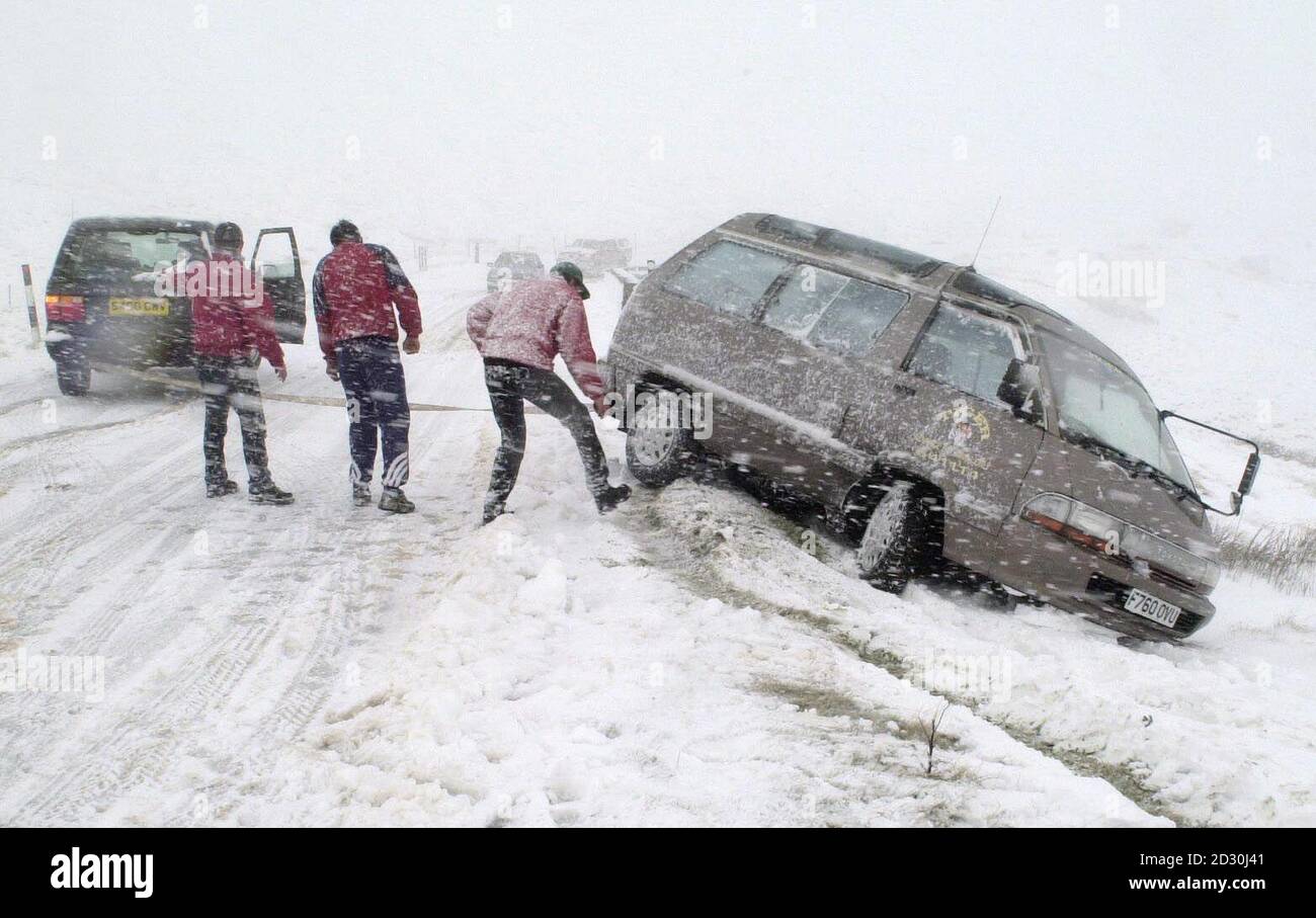 Where ice heavy snow made driving hazardous for many people hi-res ...