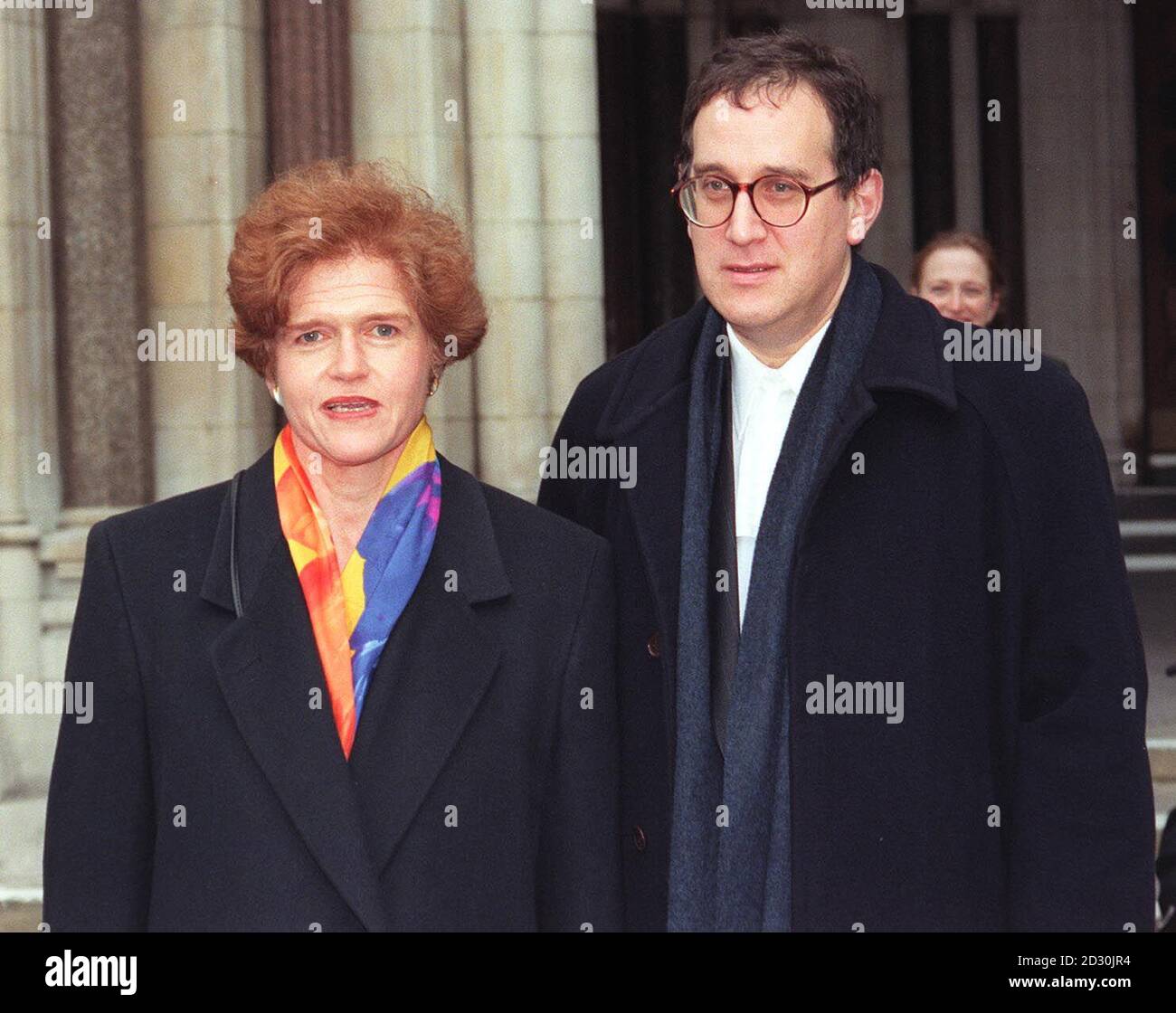 American academic Professor Deborah Lipstadt and instructing solicitor Anthony Julius leave the High Court, where she is contesting a libel action brought by controversial historian David Irving.   *Mr Irving, the 62-year-old author of Hitler's War and Goebbels: Mastermind of the Third Reich, claims that Prof Lipstadt and Penguin Books were part of an organised international endeavour to destroy his career and vandalise his legitimacy as a historian.  Stock Photo