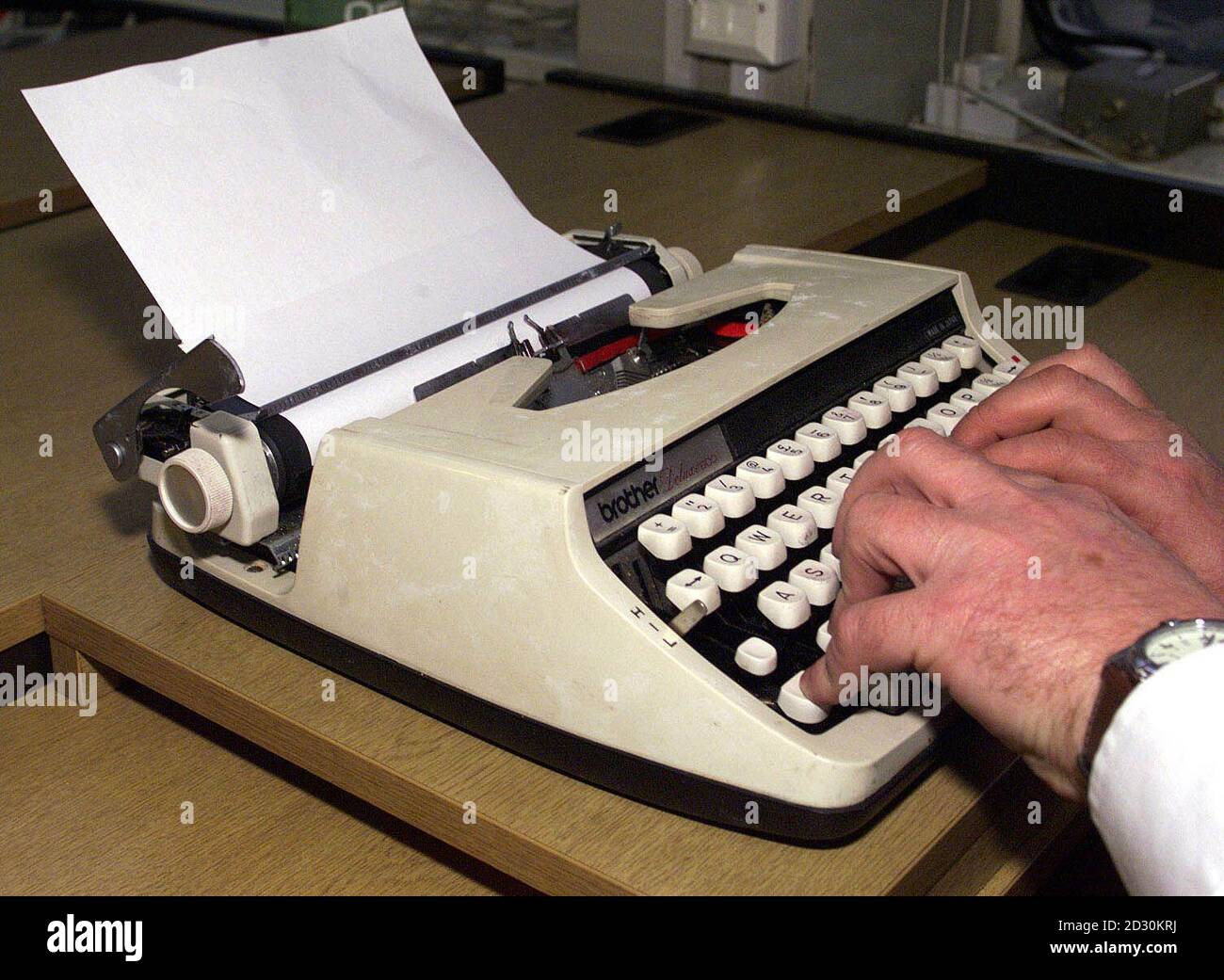 Dr Harold Shipman's typewriter which he used to letters. Shipman