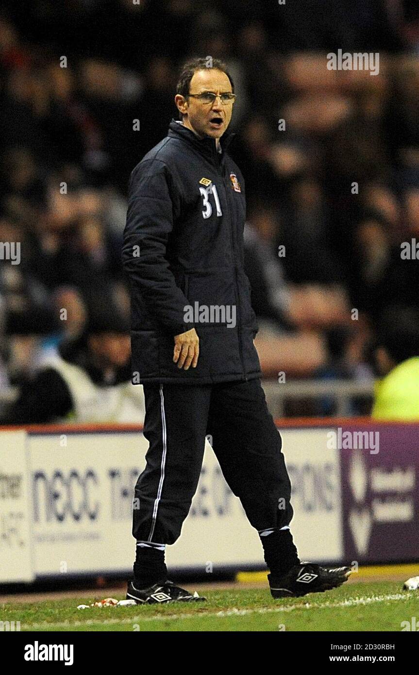 Martin O'Neill, Sunderland manager Stock Photo