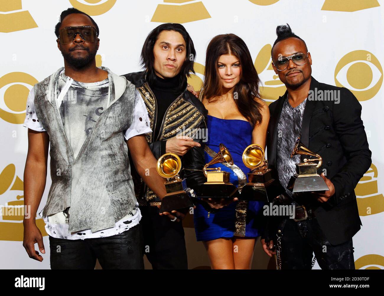 Black Eyed Peas' (from L to R) will.i.am, Taboo, Fergie, and apl.de.ap