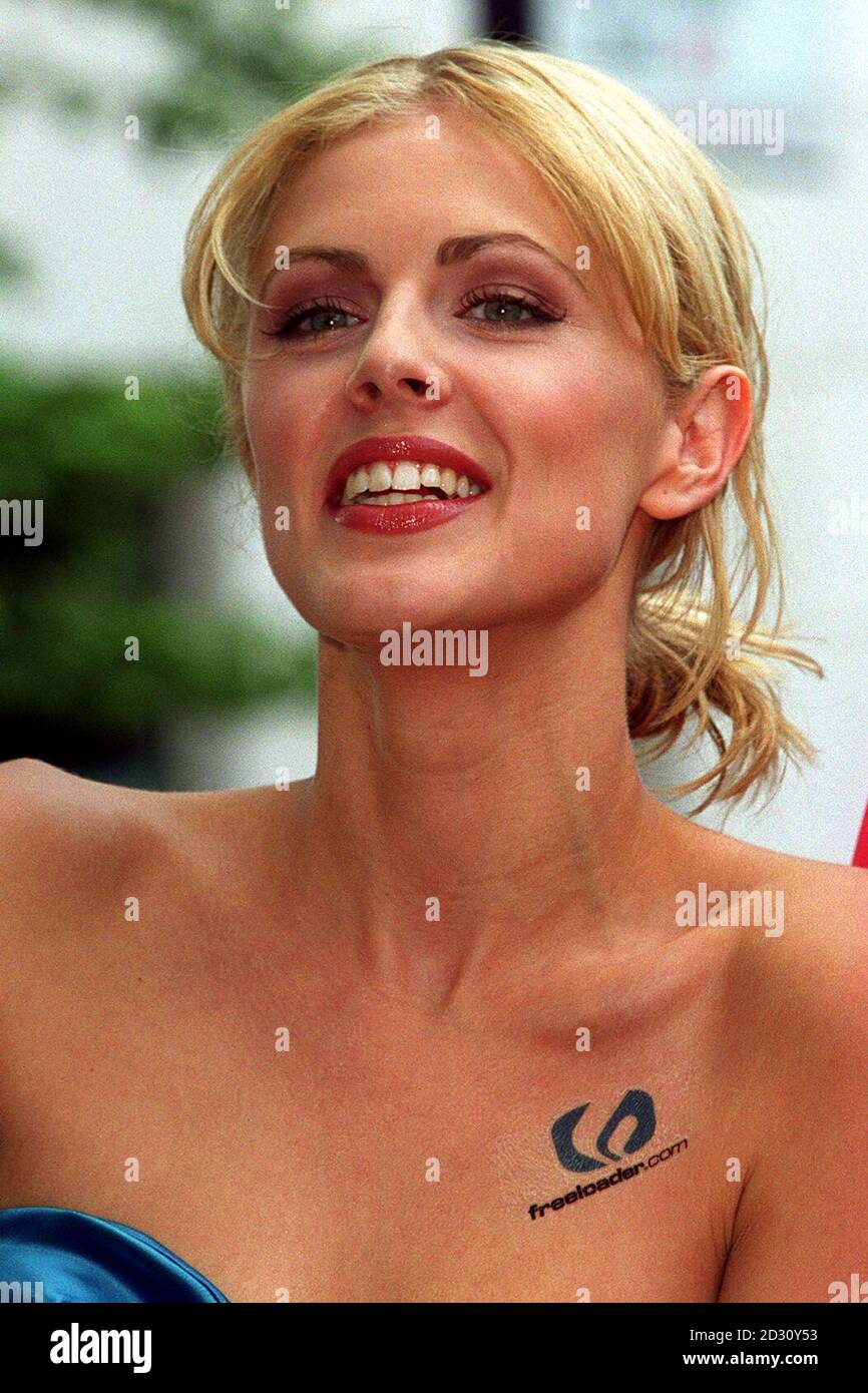 TV presenter and model, Donna Air is crowned Celebrity Freeloader of the Year at the Metropolitan Hotel in London. Donna's title was acheived following an online poll held at www.freeloader.com, the world's first premium free games download website launched. Stock Photo