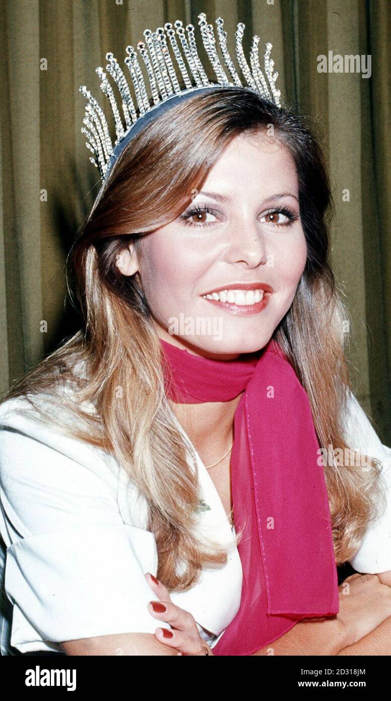 MISS WORLD 1973: Miss USA, 18 year old Marjorie Wallace from Indianapolis, who last night won the 1973 Miss World contest, taking breakfast at her London hotel. Stock Photo