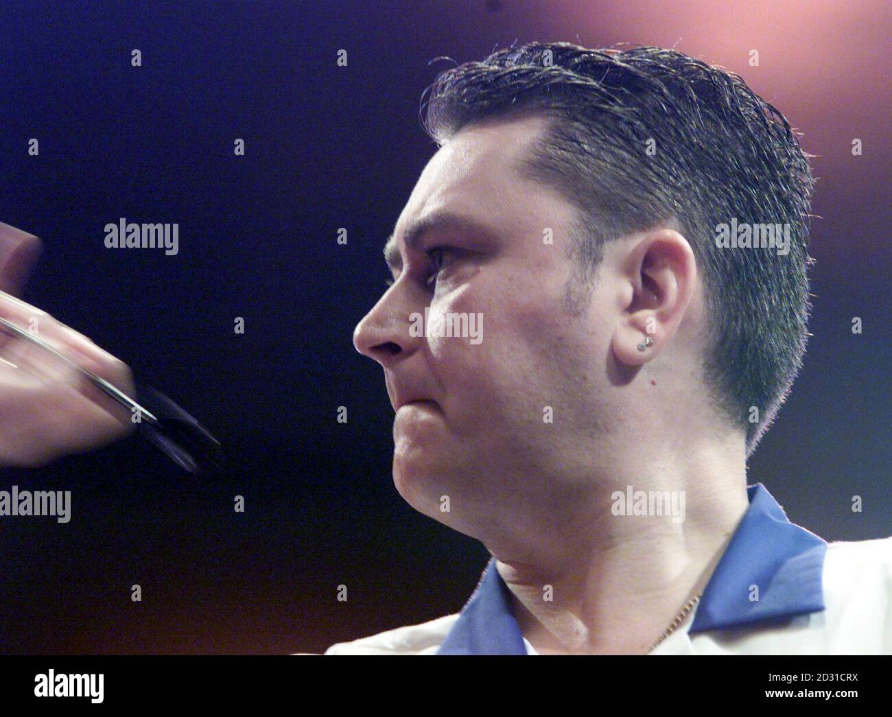 Englands Kevin Painter during his first round victory at the Embassy