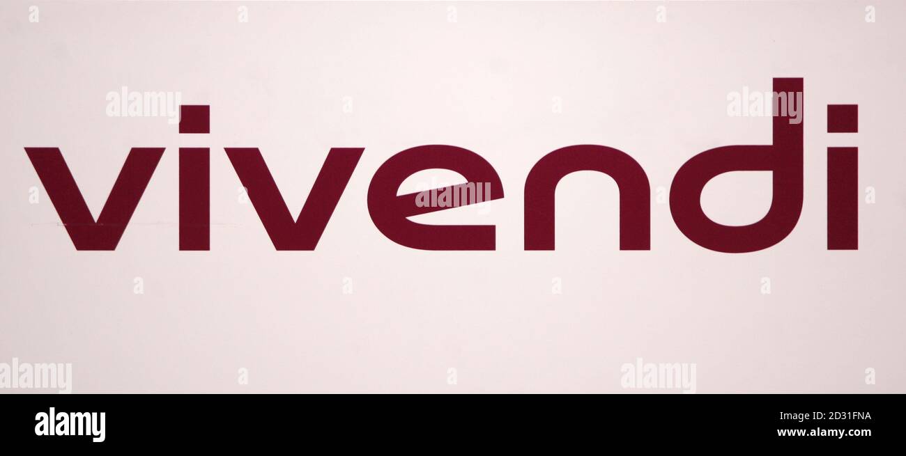 The logo of Vivendi is seen during the company's 2008 annual results  presentation in Paris March 2, 2009. Vivendi, owner of Activision Blizzard,  the world's top video games company, is betting on