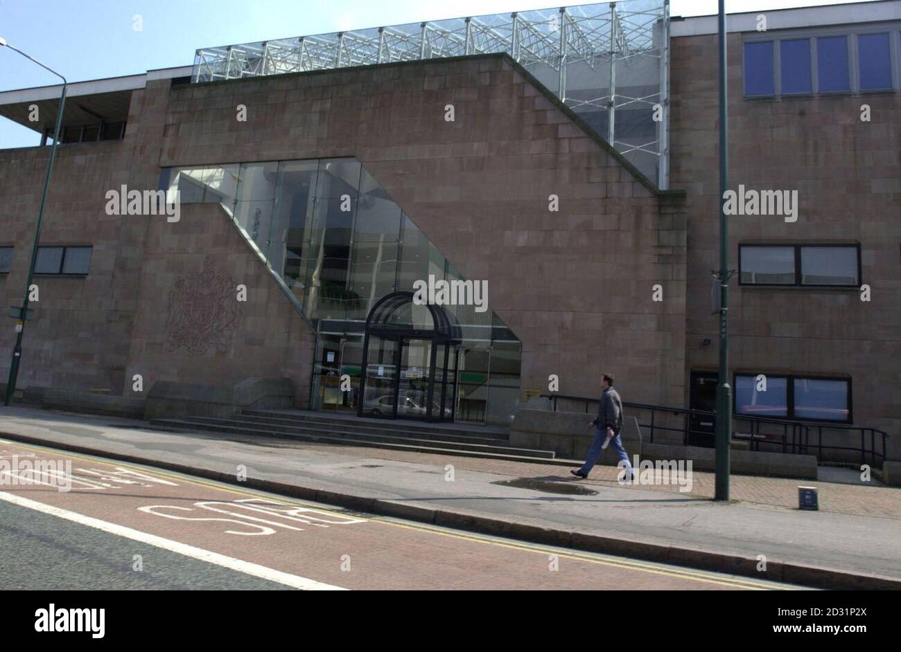 Nottingham Crown Court, where Judge John  Hopkin was attacked by a man he had just had just sentenced to three years for robbery. Stock Photo