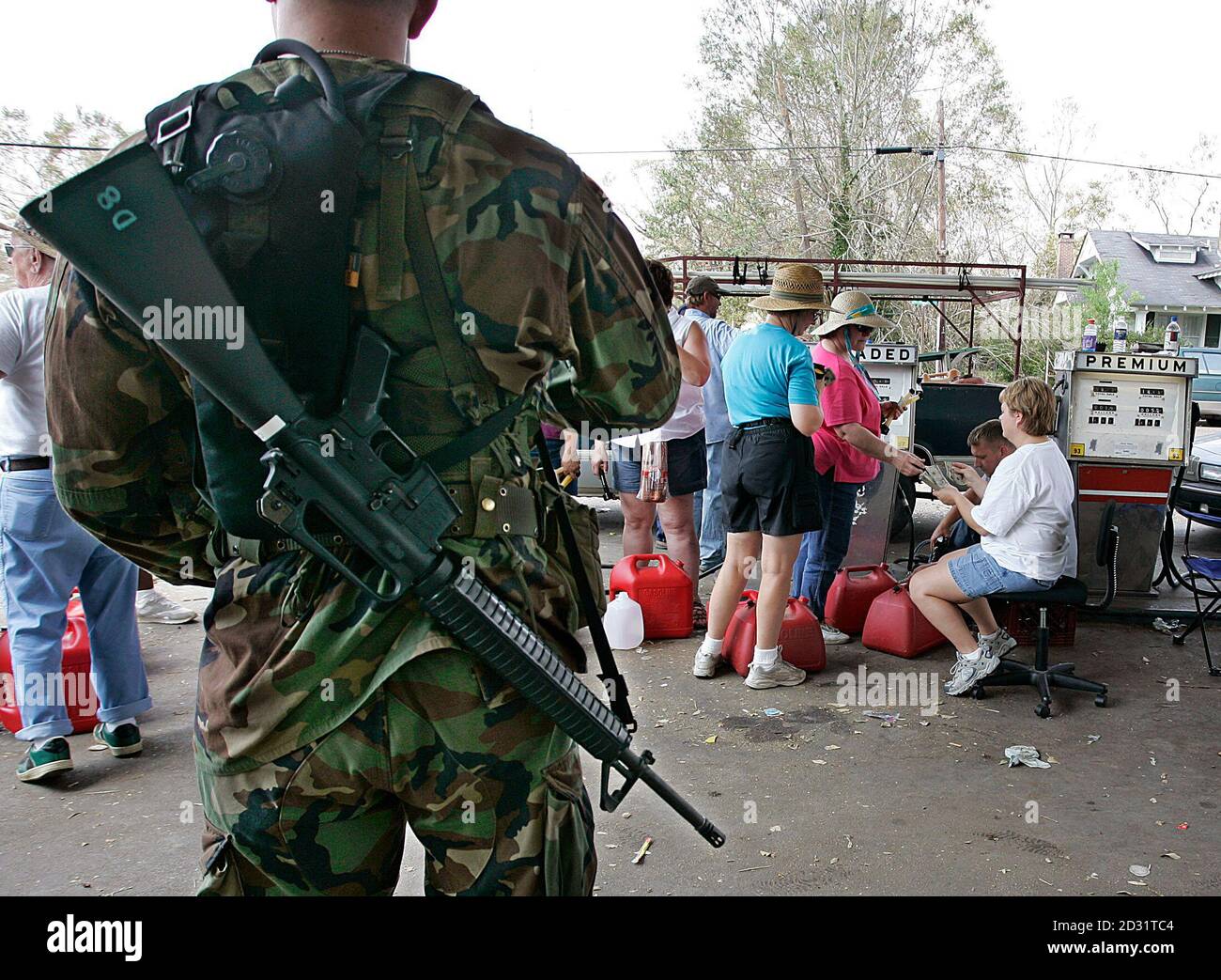 Which knocked out power to the pumps hires stock photography and
