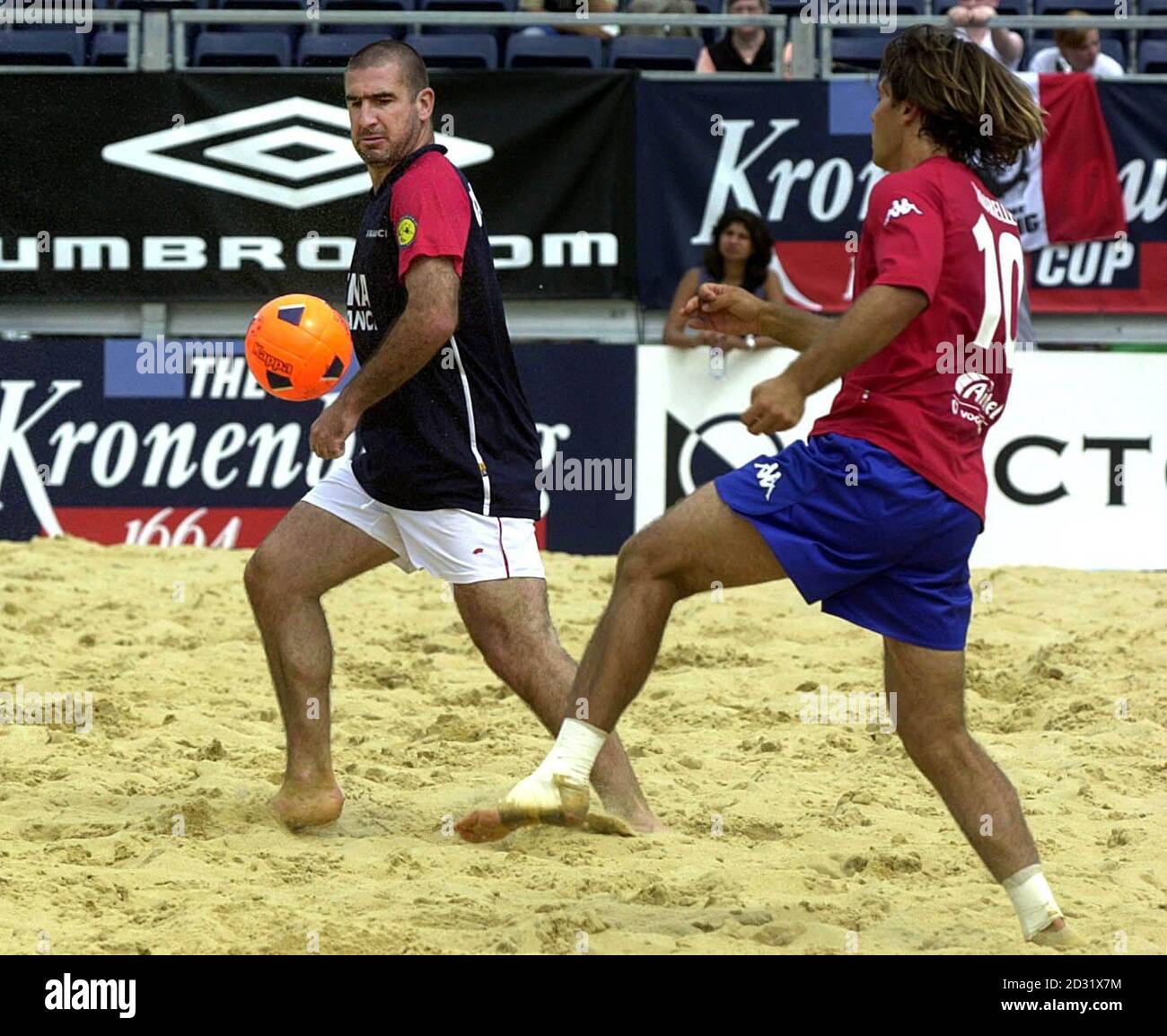 eric cantona beach soccer