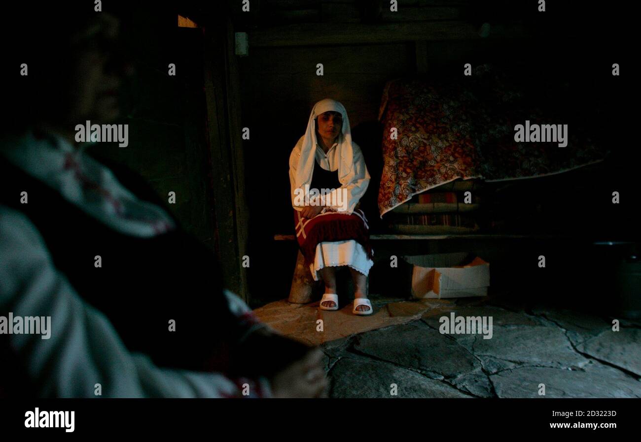 Trance Like State High Resolution Stock Photography And Images Alamy https www alamy com bulgarian women wait in a small chapel before performing fire dance ritual in the village of bulgari about 500 km 311miles south east from the capital sofia june 3 2007 fire dancing is one of the oldest pagan rituals in the balkans in a trance like state performers also known as the nestinari in bulgarias tiny mountain village of bulgari dance barefoot on smouldering embers just as their ancestors did thousands of years ago reutersstoyan nenov bulgaria image380517633 html