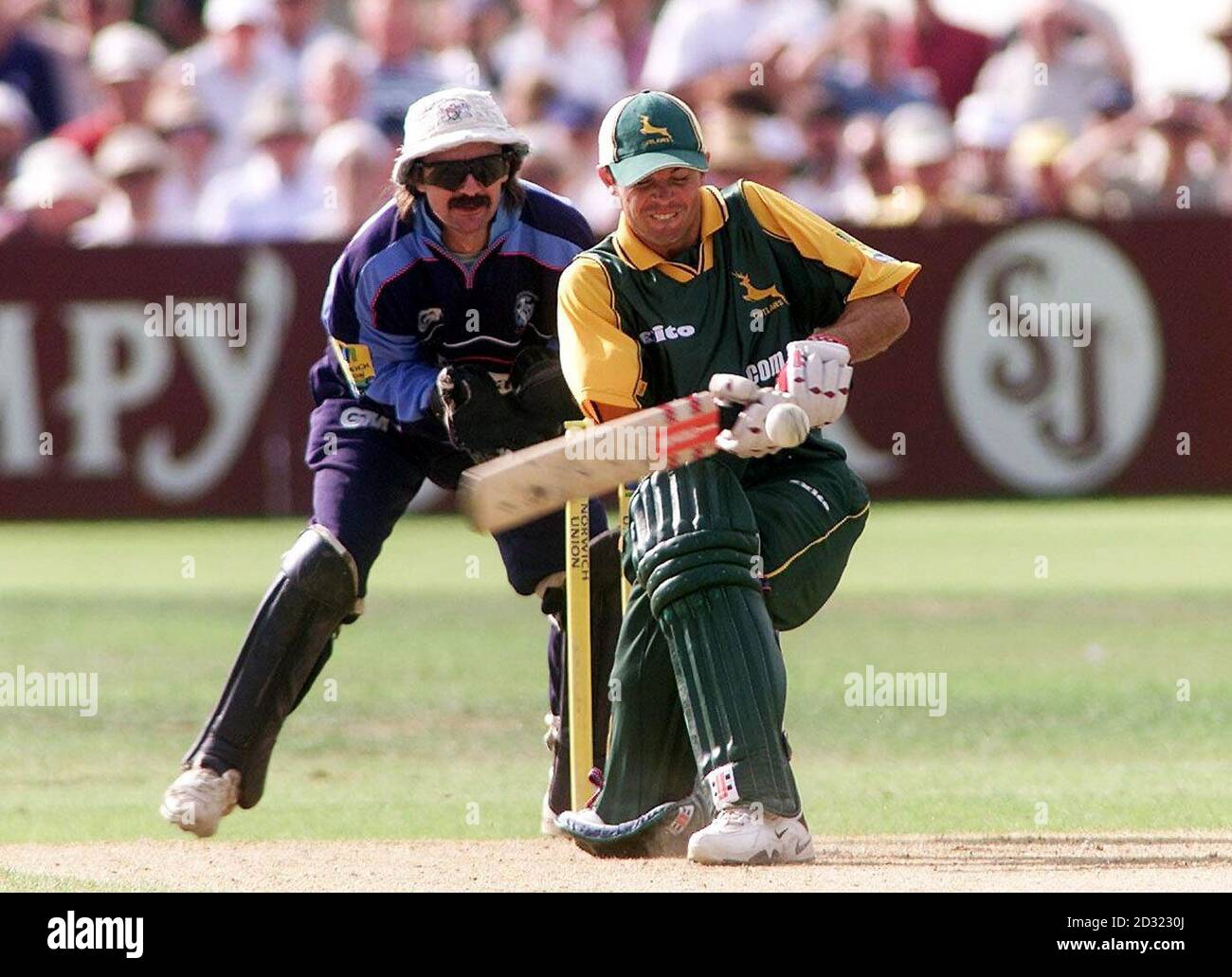 During cricinfo championship division one game cheltenham hi-res stock photography and images