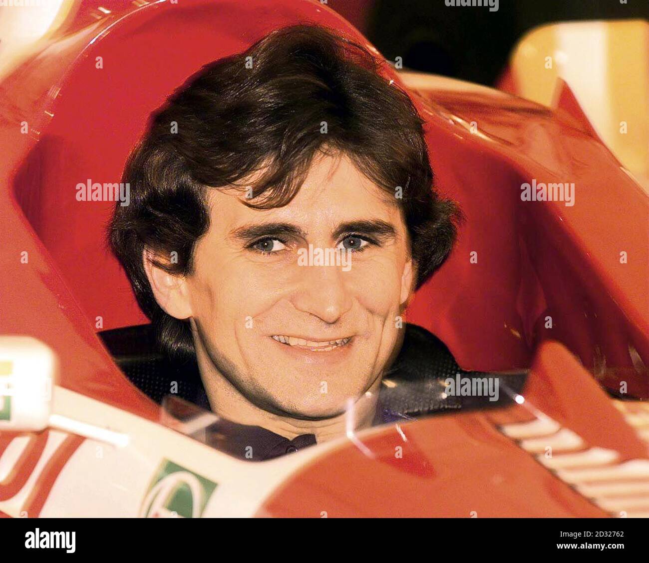 Former Formula One driver Alex Zanardi at the Autosports International Show, NEC Birmingham. 17/9/01: Former Formula One driver and two-time CART champion Alex Zanardi lost both of his lower legs in a horrifying crash at The American Memorial, Germany.   * The 34-year-old has been airlifted to a Berlin hospital after he lost control of his Honda and was hit at 200mph while exiting the pit-lane. He has lost one leg from below the knee and the other from above the knee. Stock Photo