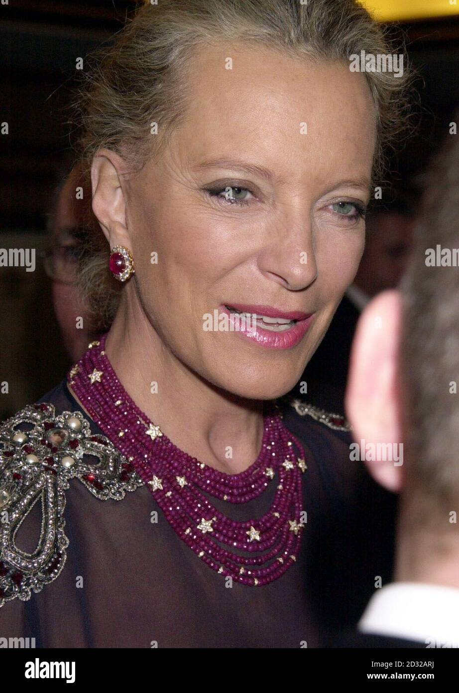 Princess Michael of Kent during the SPARKS (Sport Aiding medical Research for Kids) 2001 Winter Ball at the Park Lane Hilton in London. Stock Photo