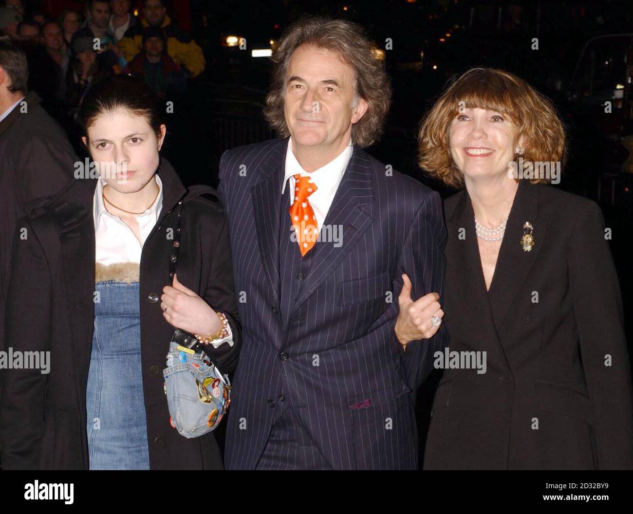 Fashion designer Sir Paul Smith with his wife Pauline arrives at the  National Portrait Gallery in London for a private party to celebrate the  launch of an exhibition of celebrity portraiture by