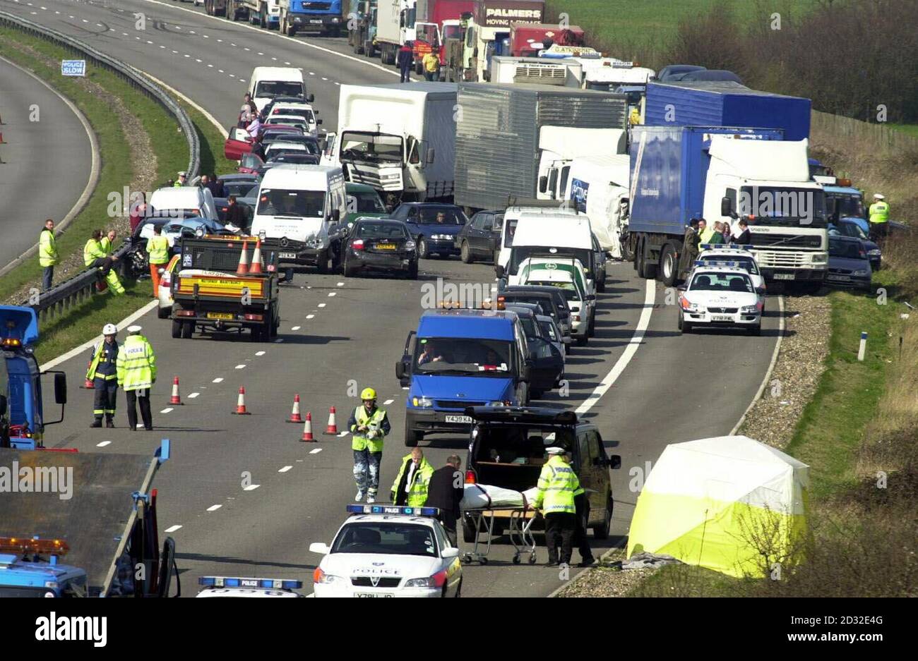 Dozens of vehicles wrecked in pile-up on South African motorway