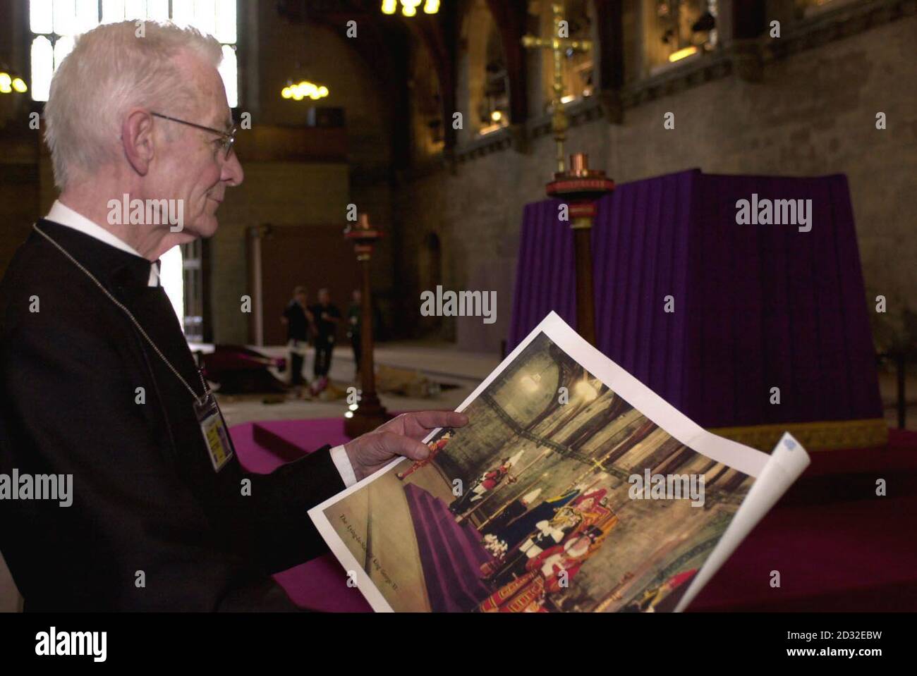 The Dean's Verger at Westminster Abbey David Dorey looks at a picture