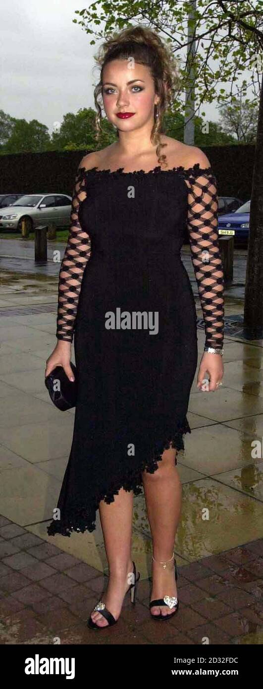 Charlotte Church arrives at the Noah's Ark Appeal Gala Charity Dinner in Cardiff. Stock Photo