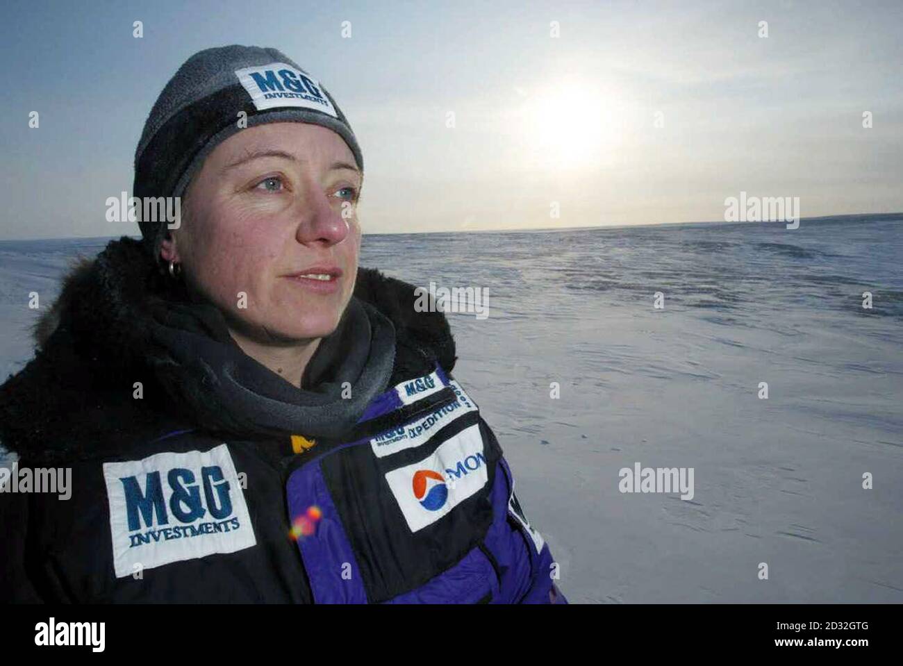 Caroline Hamilton (35) and Ann Daniels (37) reached the North Pole becoming the first female expedition to walk to both Poles. Picture is of Ann Daniels.   * 18/10/02: Ms Daniels was receiving an honorary doctor of law degree at Exeter University.  Stock Photo