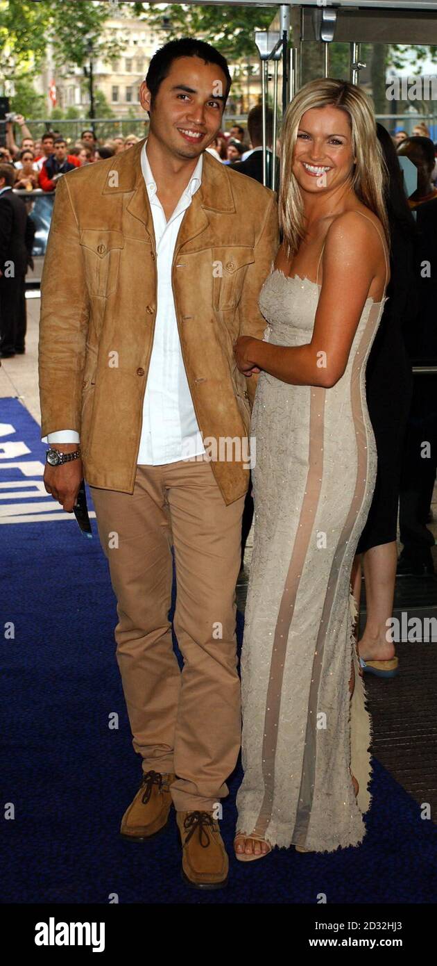 Trey Farley and Katy Hill arrives for the premiere of Steven Spielberg
