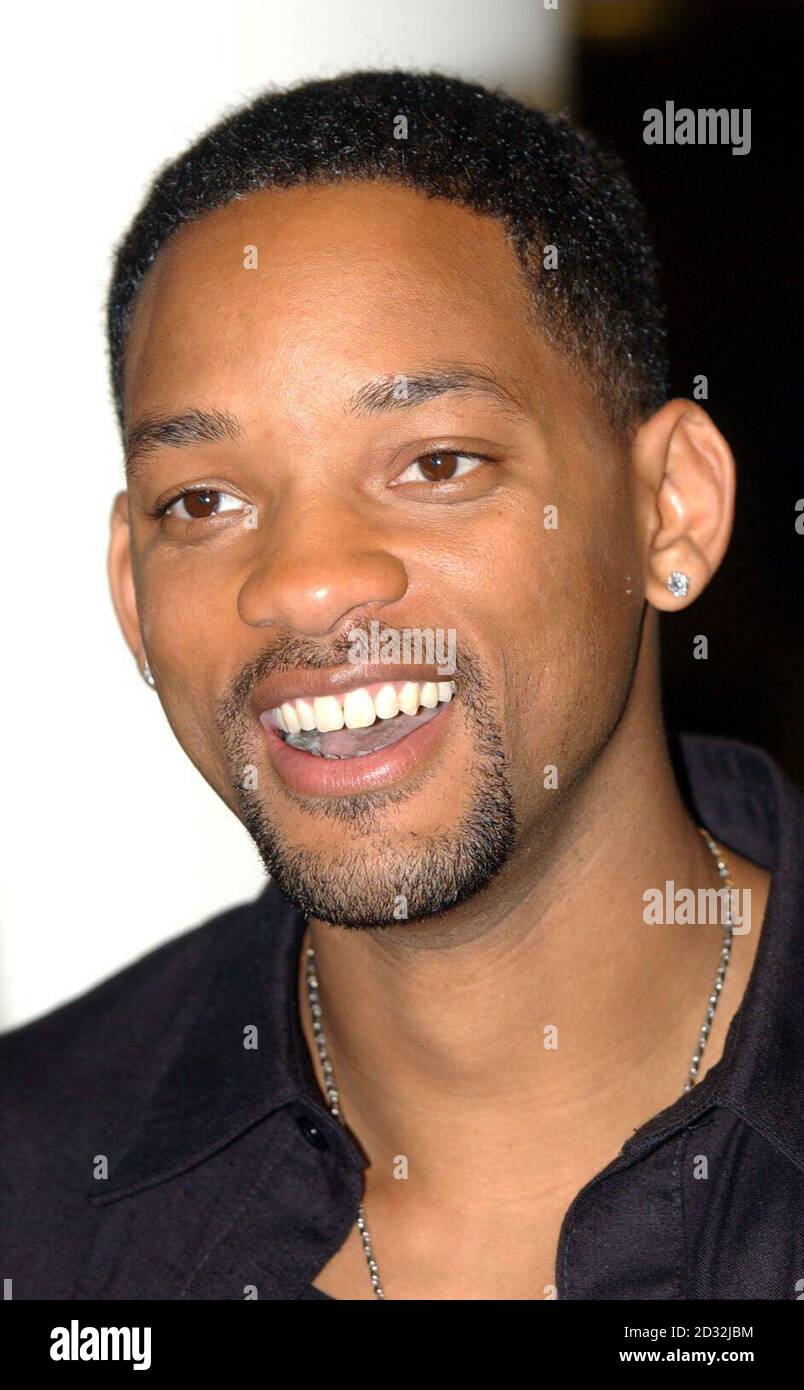 Actor Will Smith  during a photocall at the BAFTA offices in London's Piccadilly, to promote his new film 'Men In Black 2'.  Stock Photo