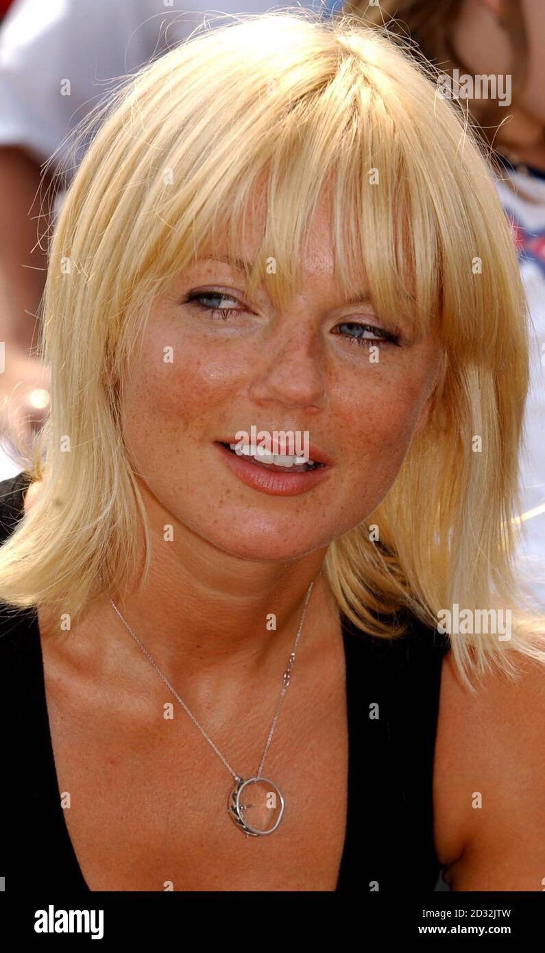 Who compete in race number one in charts geri hi-res stock photography