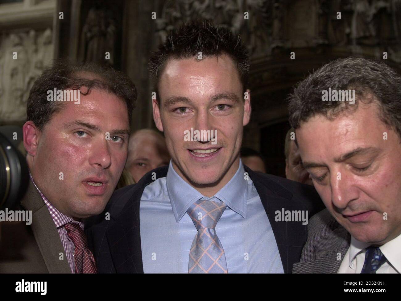 Chelsea footballer John Terry leaves Middlesex Guildhall Crown Court in central London.  Terry was cleared on charges of wounding with intent to cause grievous bodily harm, unlawful wounding, possessing a bottle as an offensive weapon and affray.   Stock Photo