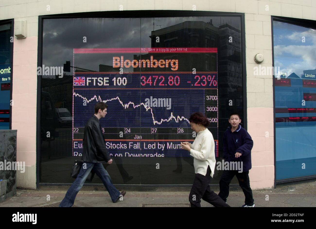 City traders were left biting their nails again as a welcome rally by the FTSE 100 Index ran out of steam in little over three hours. After racing nearly 60 points ahead early on, * ... it was a return to the same old story as jitters resurfaced and the Footsie tumbled back to its seven-year low. 26/3/04: Three years of falling stock markets have put Britons off investing and led them to keep a higher proportion of their money in deposit accounts, a report claimed. Market analyst Datamonitor said the level of UK households' savings and investments rose by an average of just 3% a year betw Stock Photo