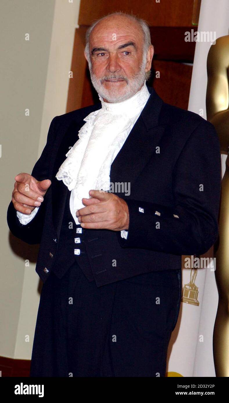 Actor sean connery at the 75th academy awards hires stock photography