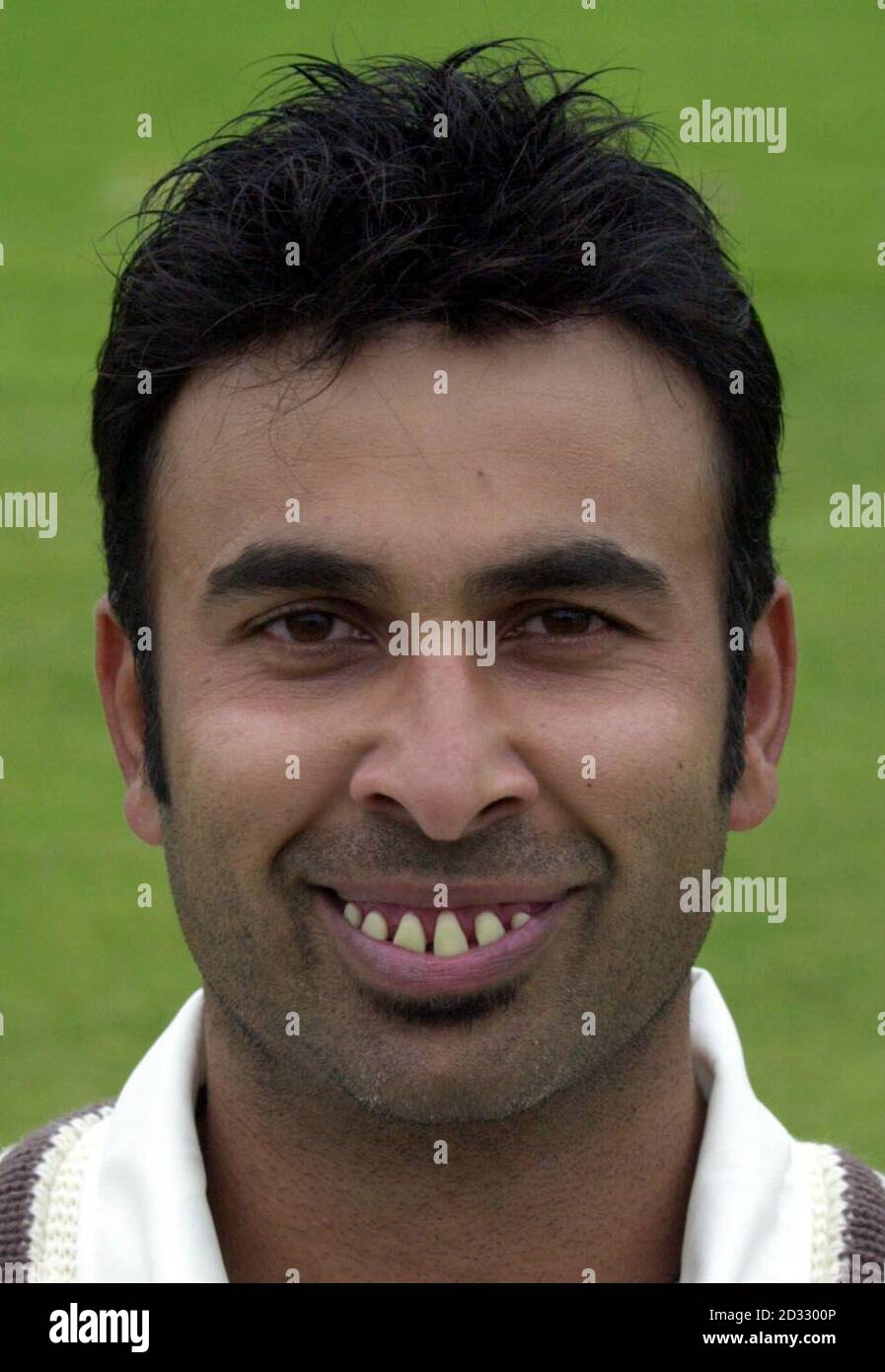 Surrey cricketer Nadeem Shahid at The Oval. Stock Photo