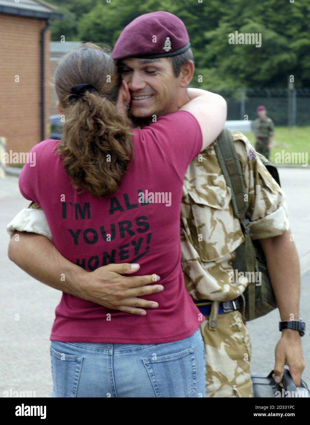 Sgt billy morris his wife wendy as the pararchute regiment hires stock