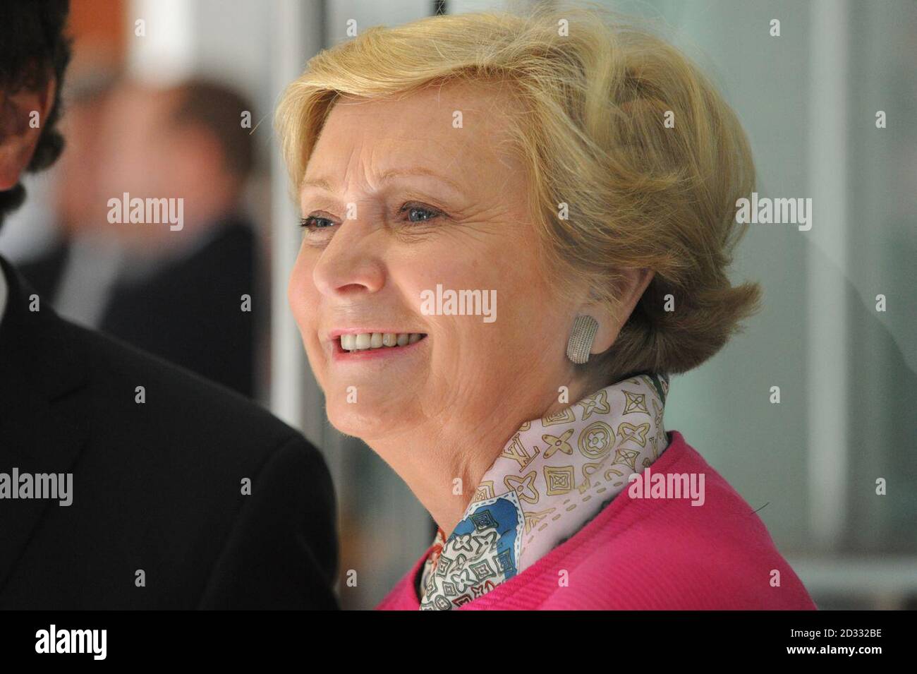 Frances FitzGerald at the launch of the Irish Government campaign to abolish the Seanad at the Royal Hibernian Academy, Ely Place, Dublin. Stock Photo