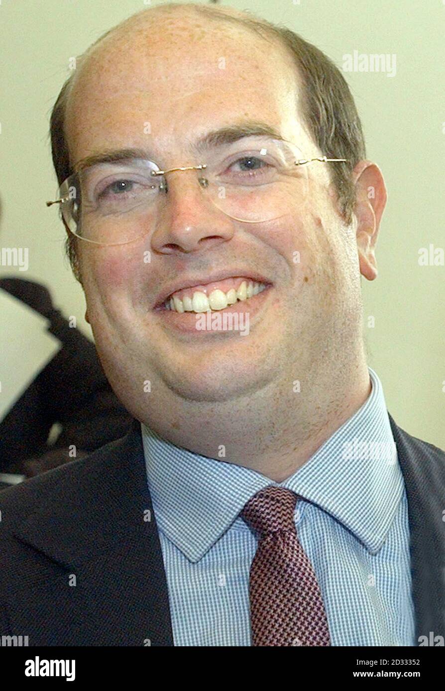 BBC journalist Andrew Gilligan at a press conference in central London about the report published about The Decision to go to War on Iraq. * 17/7/03: He was due to face a second grilling from MPs over the claims he reported that the Government 'sexed up' its dossier on Iraqi weapons. 18/07/03 : BBC reporter Andrew Gilligan, who filed the original report claiming the Government had 'sexed up' the weapons dossier. Dr David Kelly, an official adviser on Iraqi arms named as the possible 'mole' for a BBC report claiming the Government 'sexed up' its dossier on weapons of mass destruction has b Stock Photo